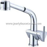 single lever pull out sink mixer